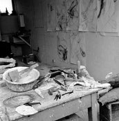 Liz Frink's London Studio 1960